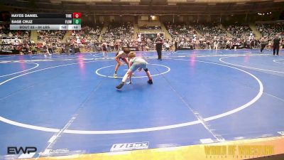 84 lbs Consi Of 4 - Hayes Daniel, Threestyle vs Sage Cruz, Flow Academy Honolulu, HI