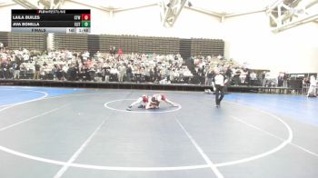 109 lbs Final - Laila Builes, Cordoba Trained vs Ava Bonilla, Elite NJ