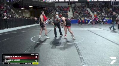 150 lbs Cons. Round 3 - Emma Blacketer, Marysville vs ElliAnna Lisher, DC Gold