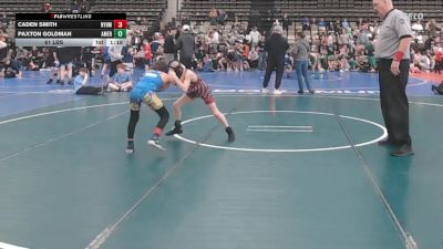 61 lbs Rr Rnd 4 - Caden Smith, Hammers- ESC vs Paxton Goldman, American MMAW - ESC