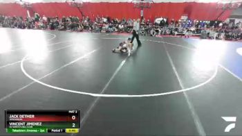 54-54 lbs Round 1 - Vincent Jimenez, ISI Wrestling Club vs Jack Detmer, Wisconsin