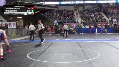 120 lbs Cons. Semi - Zaelee Stein, Great Bend Wrestling Club vs Corinne Parker, Topeka Blue Thunder