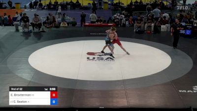 132 lbs Rnd Of 32 - Easton Broxterman, KS vs Cale Seaton, IA