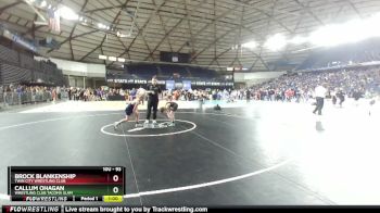 93 lbs Cons. Round 4 - Callum OHagan, Wrestling Club Tacoma Slam vs Brock Blankenship, Twin City Wrestling Club