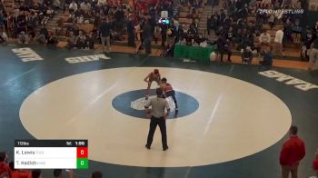 Prelims - Tyler Kadish, Hingham vs Kevin Lewis, Tollgate