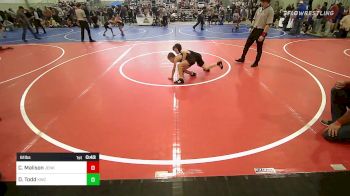 61 lbs Semifinal - Caleb Malison, Jenks Trojan Wrestling Club vs Declan Todd, Keystone Wrestling Club