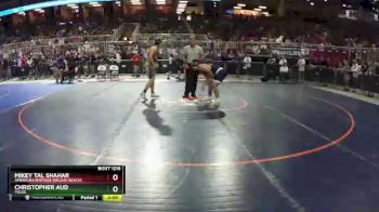 1A 195 lbs Quarterfinal - Christopher Aud, Yulee vs Mikey Tal Shahar, American Heritage (Delray Beach)