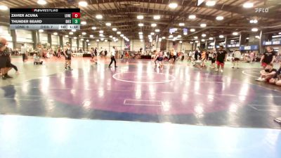 120 lbs Round Of 64 - Zavier Acuna, Lone Star Legends vs Thunder Beard, Diesel