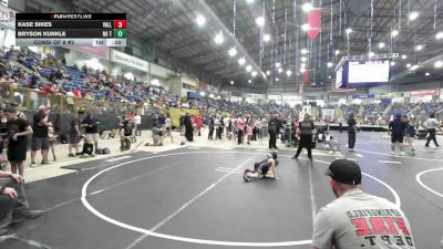 46 lbs Consi Of 8 #2 - Kase Sikes, Valley Bad Boys vs Bryson Kunkle, No Team