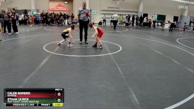60 lbs Cons. Round 5 - Ethan Ulrick, Kent County Junior Wrestling vs Caleb Romero, Rampage