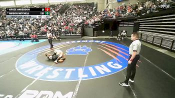 4A 150 lbs Cons. Round 2 - Cruze Anderson, Deseret Peak vs Gideon Mitchell, Timpanogos