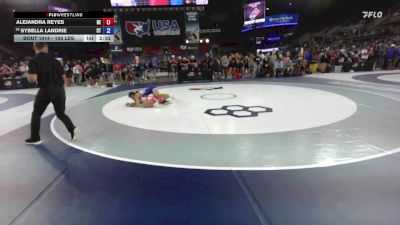105 lbs Champ. Rd Of 128 - Alejandra Reyes, NE vs Sybella Landrie, CT