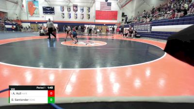 100 lbs Champ. Round 1 - Annika Hull, Naperville (Central) vs Daniela Santander, Romeoville (H.S.)