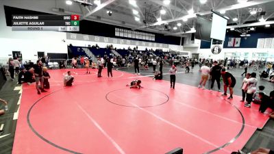 80 lbs Round 5 - Faith Hashmi, Savage House Wrestling Club vs Juliette Aguilar, Threshold Wrestling Club