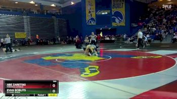144 lbs Cons. Round 2 - Evan Boblits, St Mary Ryken vs Abe Zaretski, Paramus Catholic