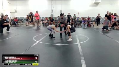 68 lbs Semifinal - Rj Cabrera, Art In Motion Wrestling vs Jackson Bish, Ragin` Raisins