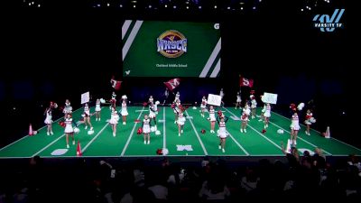 Oakland Middle School [2025 Junior High Non Tumbling Game Day Semis] 2025 UCA National High School Cheerleading Championship