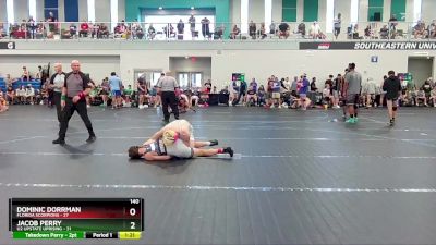 140 lbs Semis & 1st Wrestleback (8 Team) - Jacob Perry, U2 Upstate Uprising vs Dominic Dorrman, Florida Scorpions