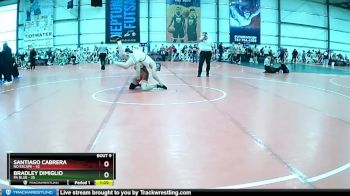 160 lbs Rd# 6- 9:00am Saturday Final Pool - Bradley DiMiglio, PA Blue vs Santiago Cabrera, No Escape