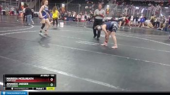 132 lbs Champ. Round 2 - Marissa McElreath, Team Utah vs Amanda Jaeger, Team Kansas