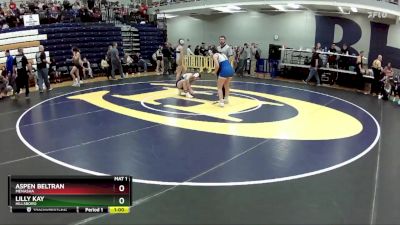 115 lbs. Cons. Round 3 - Lilly Kay, Hillsboro vs Aspen Beltran, Menasha