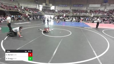 74 lbs Rr Rnd 3 - Colt Bartel, Durango vs Brody Bragg, Bearcave WC