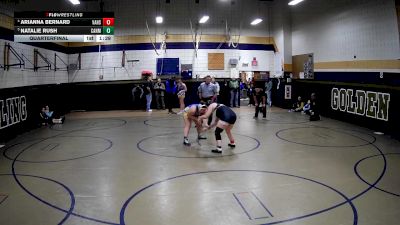 190 lbs Quarterfinal - Natalie Rush, Cannon McMillan vs Arianna Bernard, Valley Hs