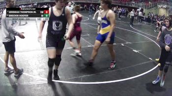 100 lbs Cons. Round 5 - Breckin Hoefer, Neligh Oakdale vs Jeremiah Thompson Jr., The Best Wrestler