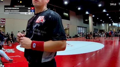 138 lbs Quarterfinal - Allyson Marcos, Elevation Wrestling Club vs Amelia McKnight, Lincoln East High School/NWTC