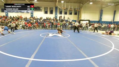 150 lbs Quarterfinal - Henry McElligott, Holliston vs Eugene Miller, Springfield Central