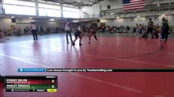 117 lbs Round 3 (4 Team) - Sydney DeLois, Indiana INFERNO GOLD vs Paisley Denault, Michigan Revolution Blue
