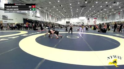 130 lbs Cons. Semi - Miles Enders, Cazenovia Wrestling Club vs Leiland White, Brawler Elite