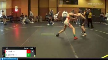 117 lbs Round 3 (4 Team) - Nolan Jurek, The Misfits vs Sam Schmitt, Overtime Wrestling