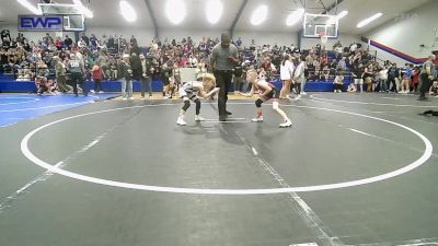 61 lbs Round Of 16 - Jude Rivers, Barnsdall Youth Wrestling vs Knox Perkins, Tahlequah Wrestling Club