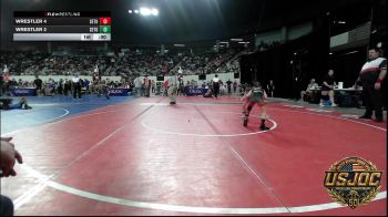 50 lbs Semifinal - Rally Smith, Hinton Takedown Club vs Brilea Adams, Powerhouse Gold