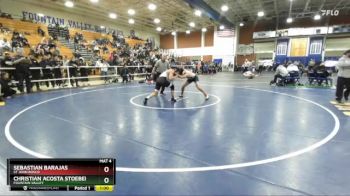 150 lbs Cons. Round 4 - Christian Acosta Stoeber, Fountain Valley vs Sebastian Barajas, St John Bosco