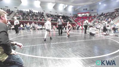83 lbs Consi Of 4 - Ava Henderson, HURRICANE WRESTLING ACADEMY vs Ryker Bishop, Salina Wrestling Club
