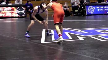 133 lbs Round 1 (4 Team) - Jak Keller, Grand Valley State vs Nate Knowlton, Findlay