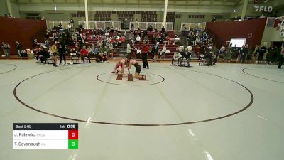 126 lbs Consi Of 8 #2 - Jett Rolewicz, Providence Day School vs Tommy Cavanaugh, Woodward Academy