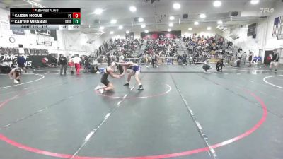 175 lbs Champ. Round 1 - Caiden Hogue, Palm Desert vs Carter Misaniai, Santiago/GG