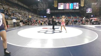 130 lbs Cons. Rd Of 64 - Ashlyn Corley, CO vs Mckayla Bonham, OR