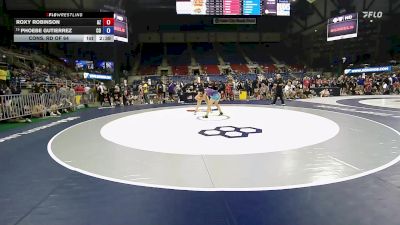 120 lbs Cons. Rd Of 64 - Roxy Robinson, AZ vs Phoebe Gutierrez, CO