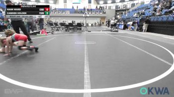 52-55 lbs 3rd Place - Camden Holden, Ponca City Wildcat Wrestling vs Hank Ward, Cowboy Wrestling Club