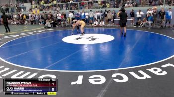 132 lbs Quarterfinal - Brandon Ayapan, Bethel Freestyle Wrestling Club vs Clay Martin, Dillingham Wolverine Wrestling Club