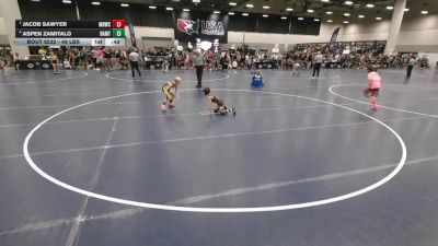 49 lbs Semis - Jacob Sawyer, Mat Demon Wrestling Club vs Aspen Zamitalo, B.A.M. Training Center