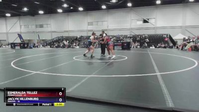 190 lbs Round 1 (8 Team) - Esmeralda Tellez, Pennsylvania vs Jaclyn Hillenburg, Indiana