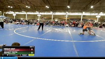105 lbs Cons. Round 2 - Bennett Testin, EAGLE MIDDLE SCHOOL vs Wesley Kent, Sublime Wrestling Academy