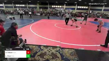 109 lbs Semifinal - Anaya Falcon, Pounders WC vs Lita Cruz, Spartan Wrestling