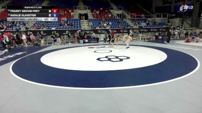 140 lbs Cons. Rd Of 16 - Franky Groom-Frey, WI vs Natalie Klavetter, WI