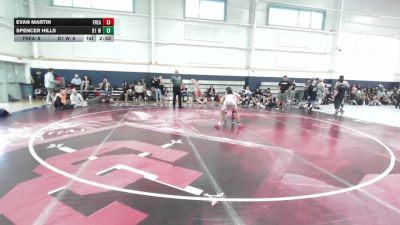 114 lbs Consi Of 4 - Evan Martin, Freakztyle White - HS vs Spencer Hills, D1 Wrestling - HS